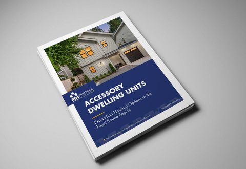 Report cover image with home on gray background